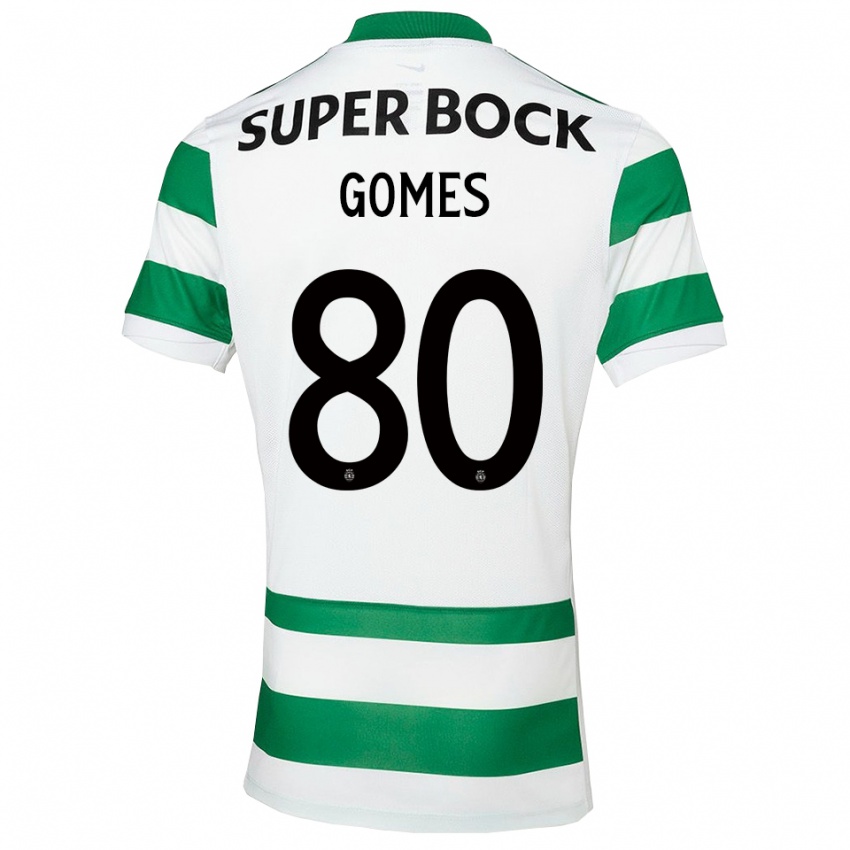 גברים לואיס גומס #80 ירוק לבן ג'רזי ביתית 2025/26 חולצה קצרה גברים לואיס גומס #80 ירוק לבן ג'רזי ביתית 2025/26 חולצה קצרה