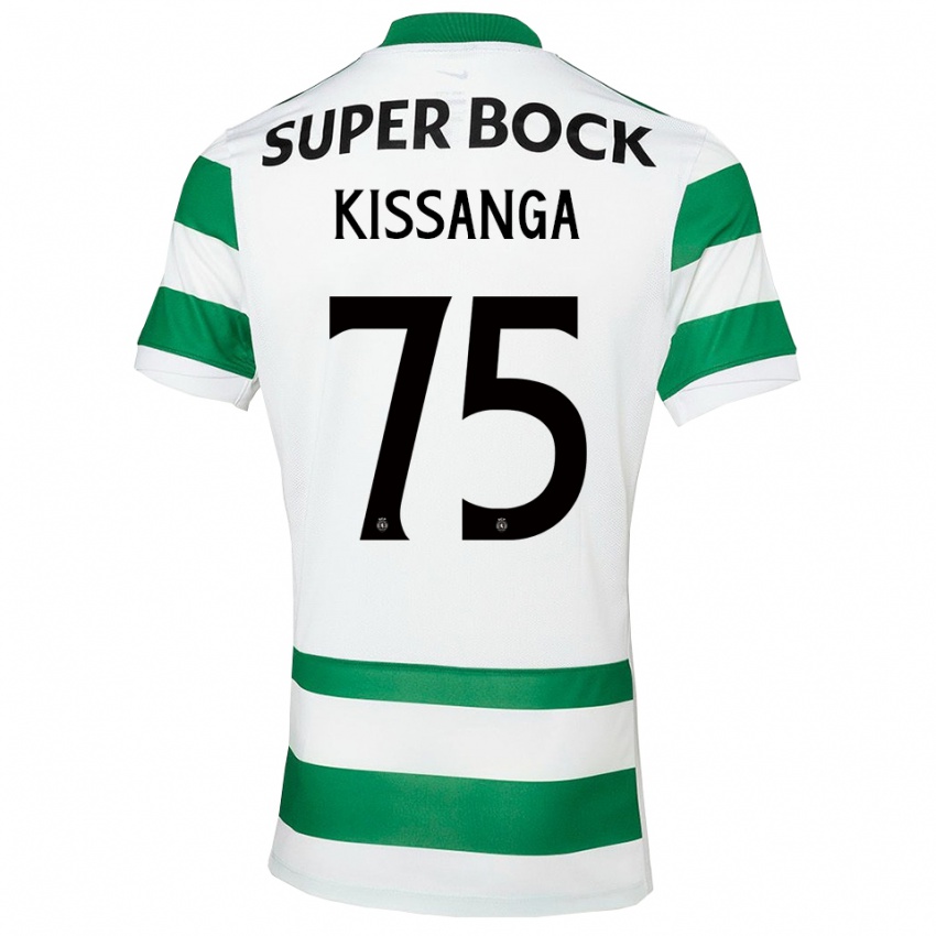גברים מנואל קיסנגה #75 ירוק לבן ג'רזי ביתית 2025/26 חולצה קצרה