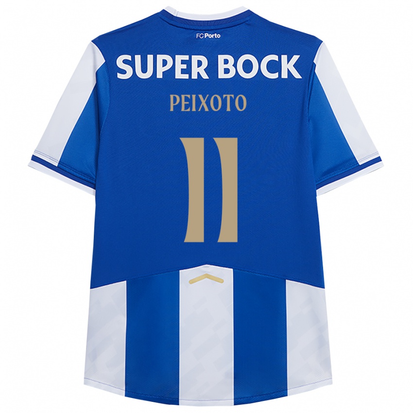 גברים Tommy Peixoto #11 כחול לבן ג'רזי ביתית 2025/26 חולצה קצרה