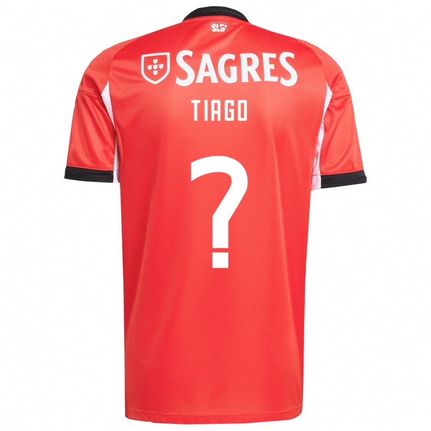 גברים Tiago Ferreira #0 אדום לבן ג'רזי ביתית 2025/26 חולצה קצרה