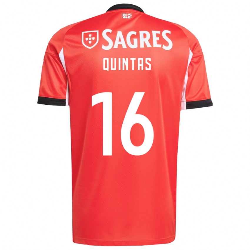 גברים Rafael Quintas #16 אדום לבן ג'רזי ביתית 2025/26 חולצה קצרה