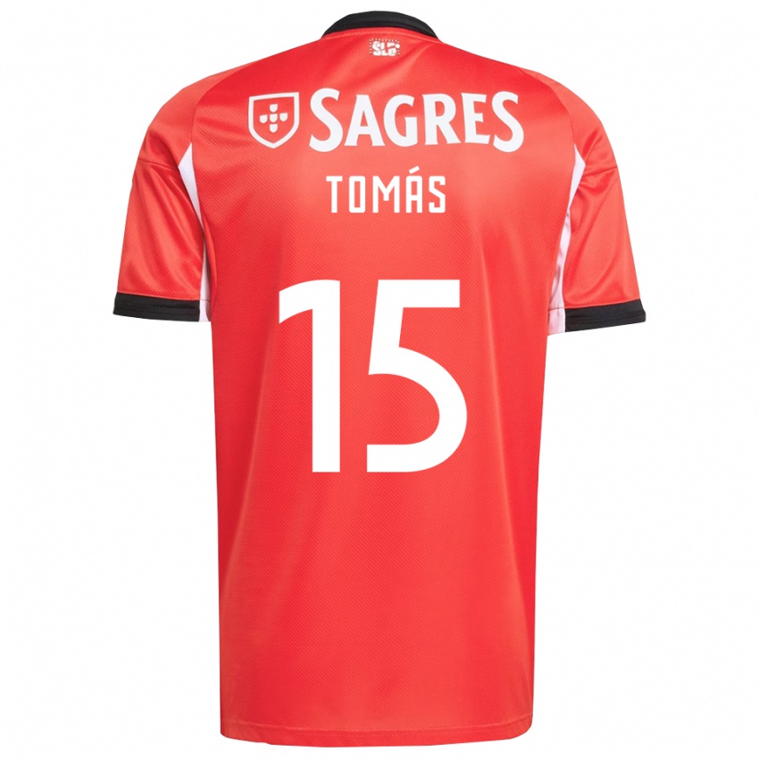 גברים Tomás Ferreira #15 אדום לבן ג'רזי ביתית 2025/26 חולצה קצרה