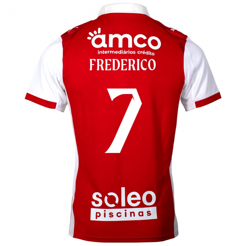 גברים Frederico Silva #7 אדום לבן ג'רזי ביתית 2025/26 חולצה קצרה