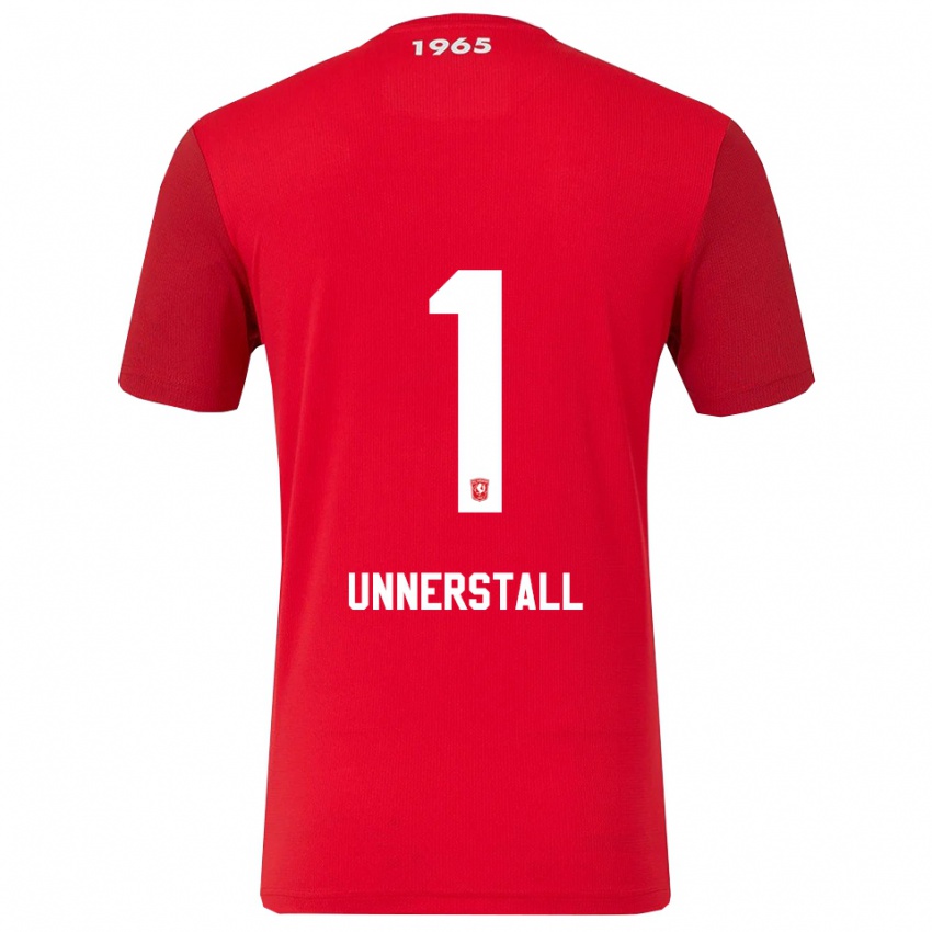גברים לארס אונרשטאל #1 אדום לבן ג'רזי ביתית 2025/26 חולצה קצרה