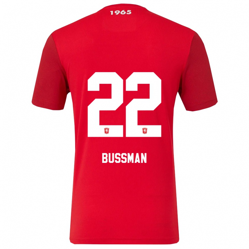 גברים פיינה בוסמן #22 אדום לבן ג'רזי ביתית 2025/26 חולצה קצרה