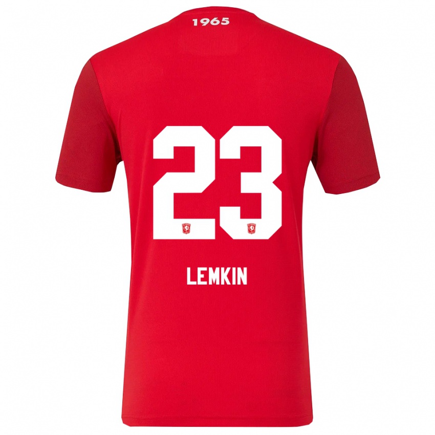 גברים סתיו למקין #23 אדום לבן ג'רזי ביתית 2025/26 חולצה קצרה