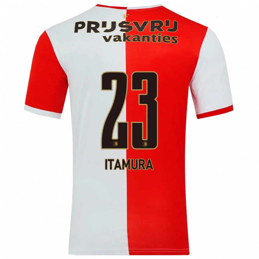 גברים מאו איטמורה #23 אדום לבן ג'רזי ביתית 2025/26 חולצה קצרה