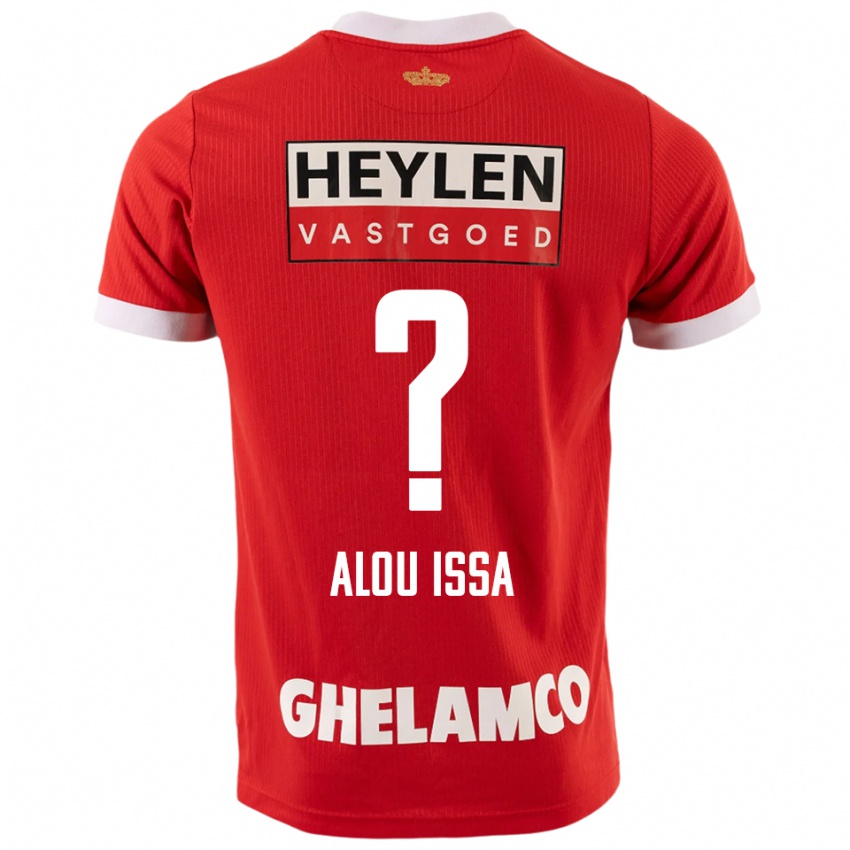 גברים בנג׳מין אלו איסה #0 אדום לבן ג'רזי ביתית 2025/26 חולצה קצרה