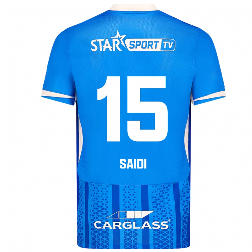 גברים Assil Saidi #15 כחול לבן ג'רזי ביתית 2025/26 חולצה קצרה