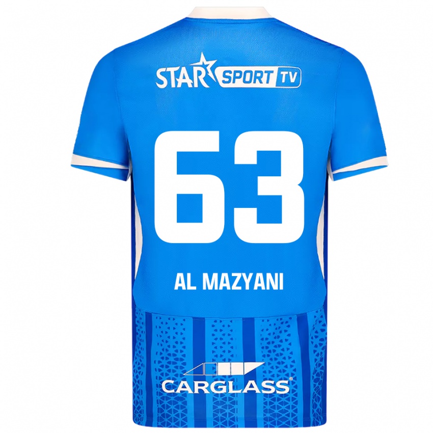 גברים Faissal Al Mazyani #63 כחול לבן ג'רזי ביתית 2025/26 חולצה קצרה