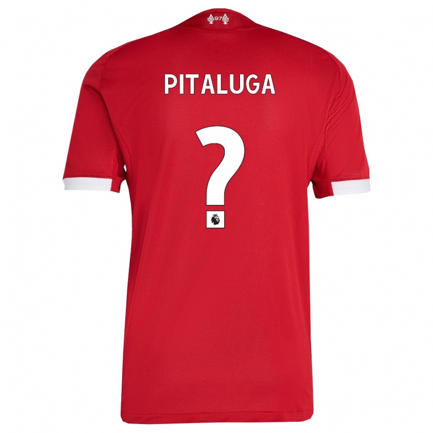 גברים מרסלו פיטאלוגה #0 אדום לבן ג'רזי ביתית 2025/26 חולצה קצרה