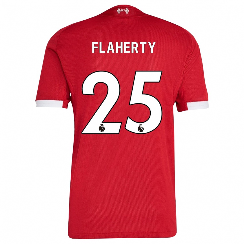 גברים גילי פלאהרטי #25 אדום לבן ג'רזי ביתית 2025/26 חולצה קצרה