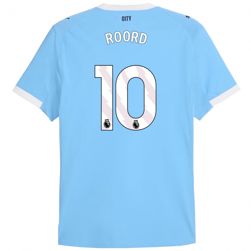 גברים ג'יל רורד #10 תכלת לבן ג'רזי ביתית 2025/26 חולצה קצרה