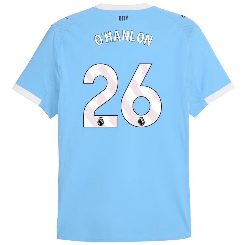 גברים טרה אוהנלון #26 תכלת לבן ג'רזי ביתית 2025/26 חולצה קצרה