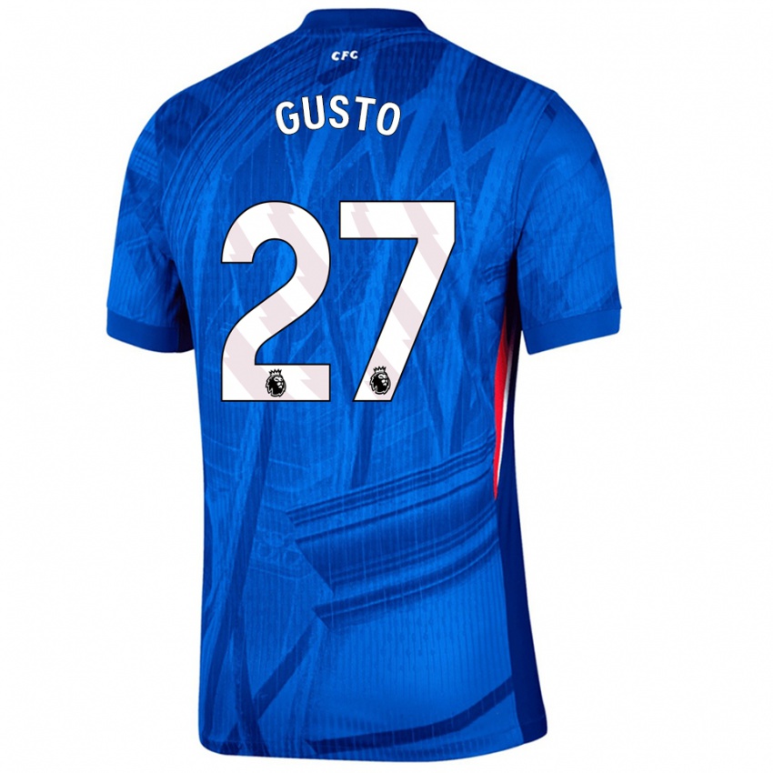 גברים מאלו גוסטו #27 כחול לבן ג'רזי ביתית 2025/26 חולצה קצרה
