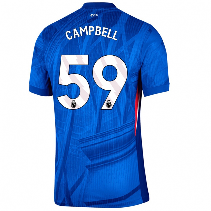 גברים הריסון מארי-קמפבל #59 כחול לבן ג'רזי ביתית 2025/26 חולצה קצרה