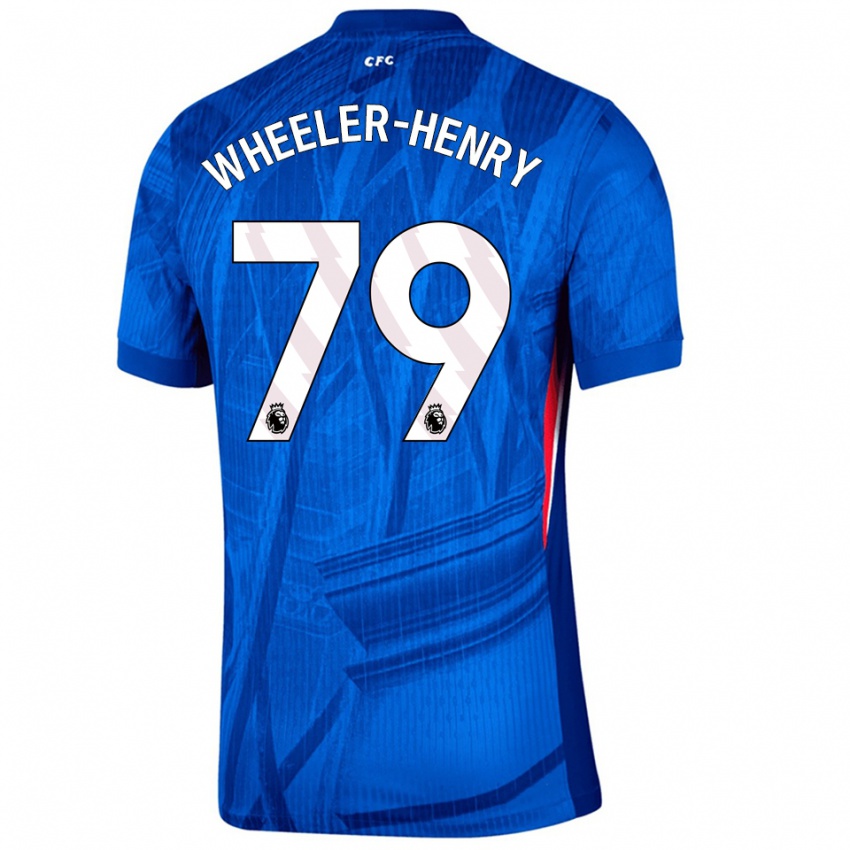 גברים ג׳וסף ווילר-הנרי #79 כחול לבן ג'רזי ביתית 2025/26 חולצה קצרה