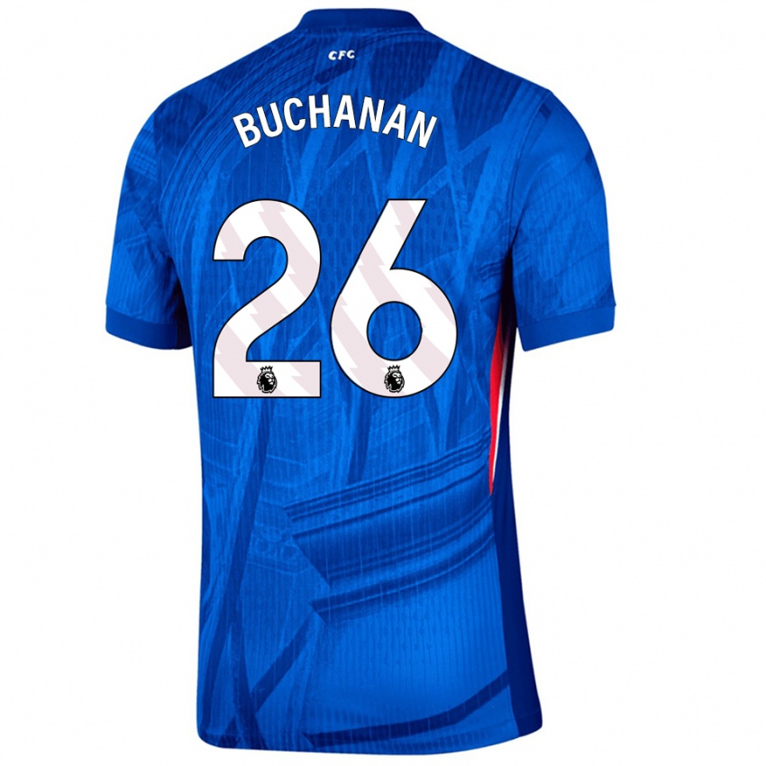 גברים קדיישה ביוקנן #26 כחול לבן ג'רזי ביתית 2025/26 חולצה קצרה