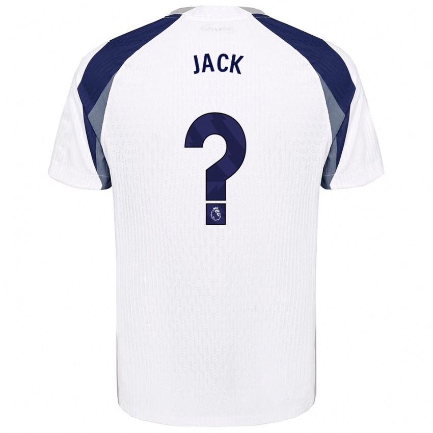 גברים Mikel Jack #0 לבן נייבי ג'רזי ביתית 2025/26 חולצה קצרה