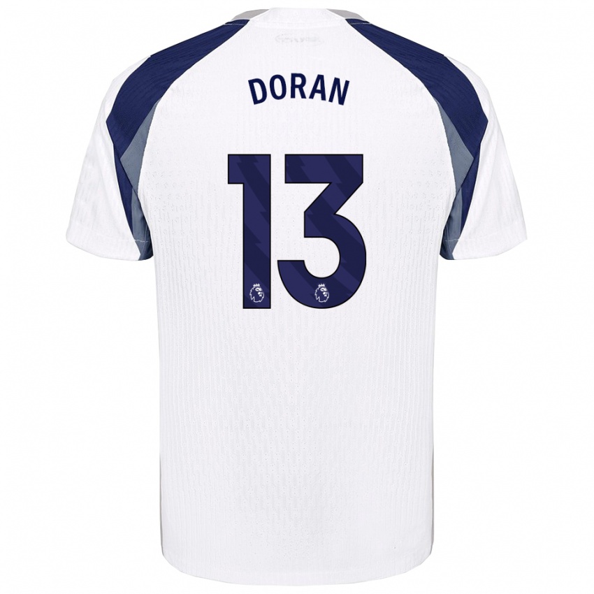גברים פארן דוראן #13 לבן נייבי ג'רזי ביתית 2025/26 חולצה קצרה