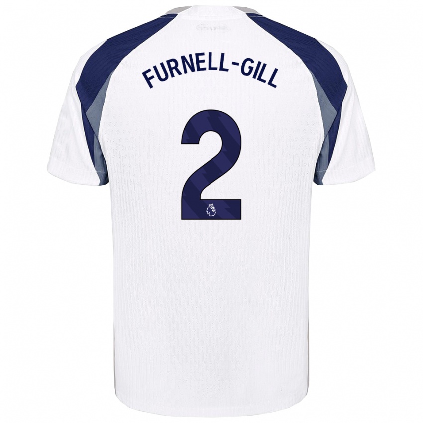 גברים לוקה פרנל-גיל #2 לבן נייבי ג'רזי ביתית 2025/26 חולצה קצרה