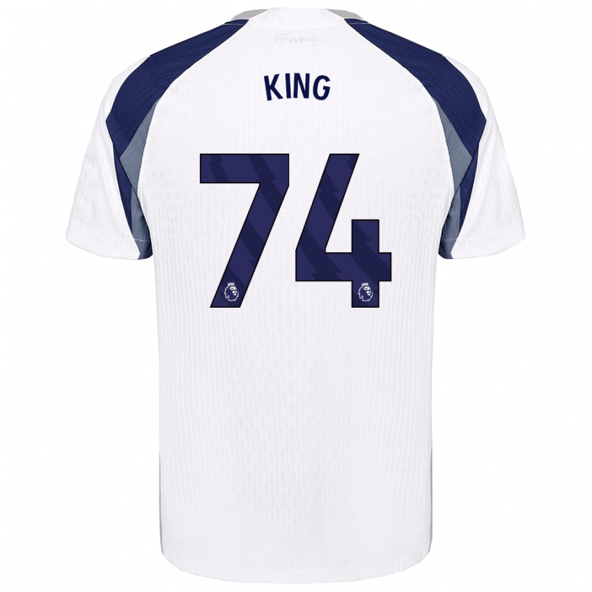 גברים מייסון קינג #74 לבן נייבי ג'רזי ביתית 2025/26 חולצה קצרה