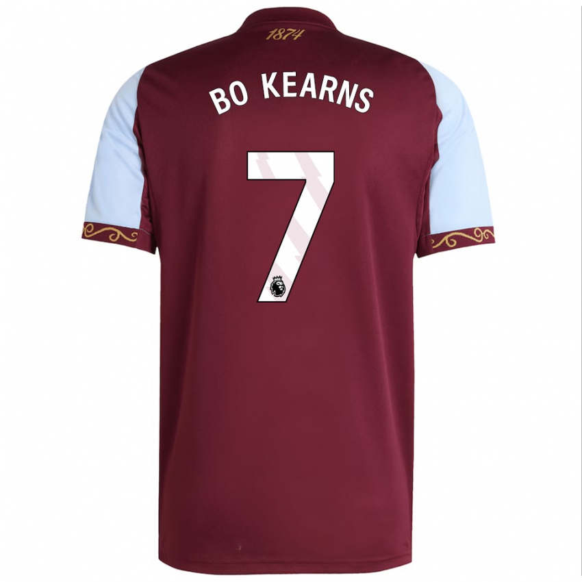 גברים מיסי בו קירנס #7 בורדו תכלת ג'רזי ביתית 2025/26 חולצה קצרה