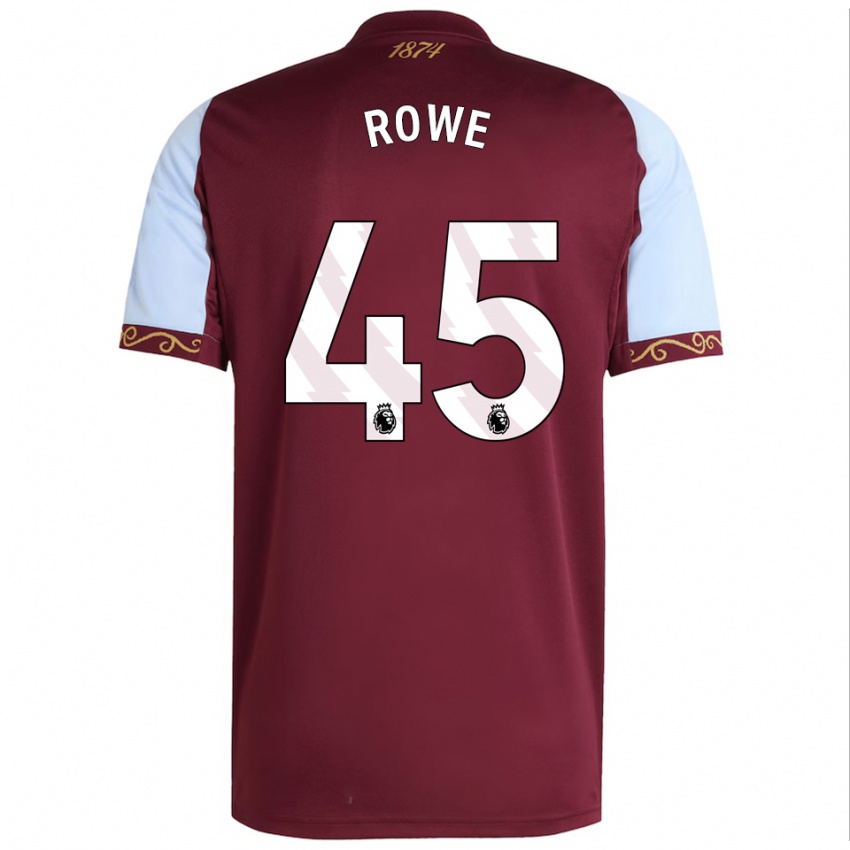 גברים טדי רו #45 בורדו תכלת ג'רזי ביתית 2025/26 חולצה קצרה