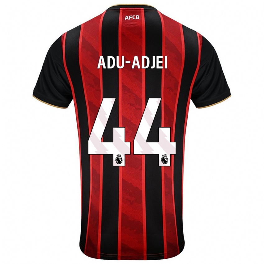 גברים דניאל אדו-אג׳יי #44 אדום שחור ג'רזי ביתית 2025/26 חולצה קצרה