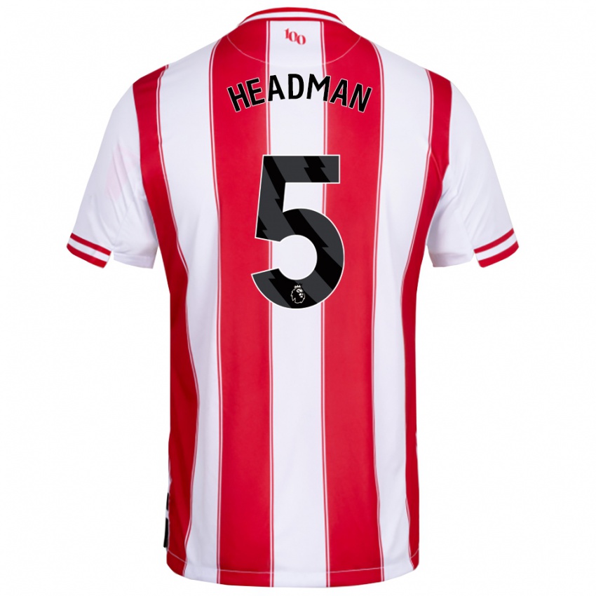 גברים צ׳אנסה הדמן #5 אדום לבן ג'רזי ביתית 2025/26 חולצה קצרה