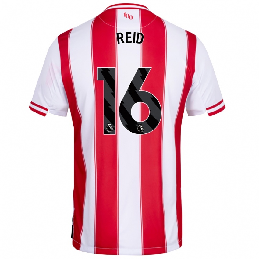 גברים Jodie Reid #16 אדום לבן ג'רזי ביתית 2025/26 חולצה קצרה