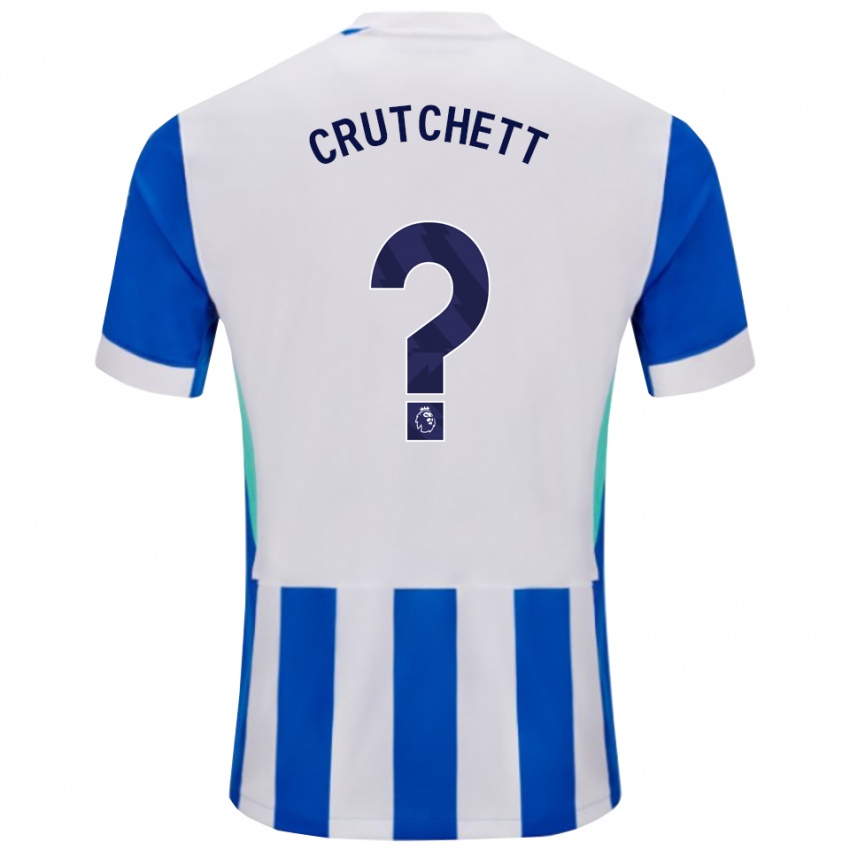 גברים ליאם קרוצ׳ט #0 כחול לבן ג'רזי ביתית 2025/26 חולצה קצרה