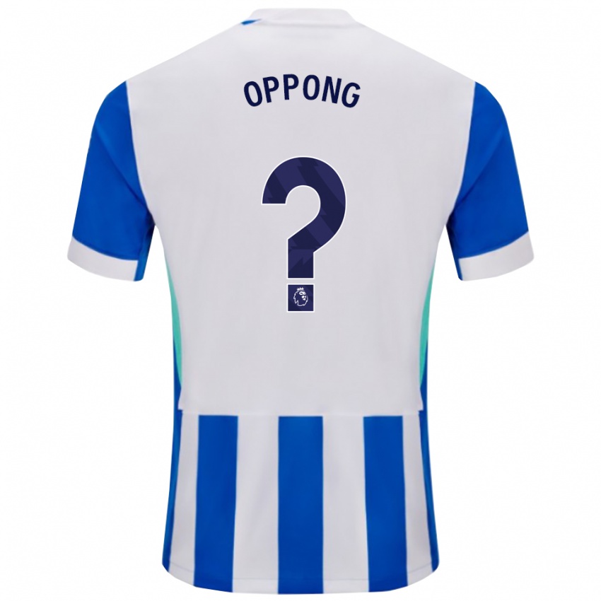 גברים Raffaele Oppong #0 כחול לבן ג'רזי ביתית 2025/26 חולצה קצרה