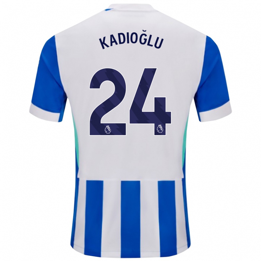 גברים פרדי קדיוגלו #24 כחול לבן ג'רזי ביתית 2025/26 חולצה קצרה