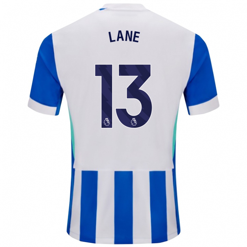 גברים Darius Lane #13 כחול לבן ג'רזי ביתית 2025/26 חולצה קצרה