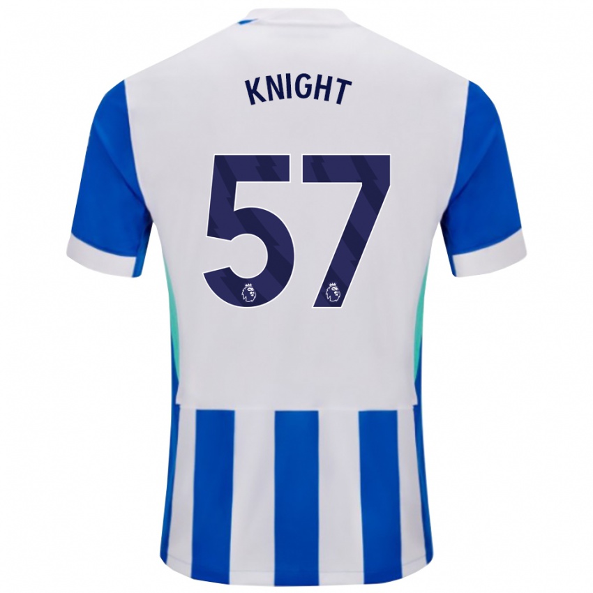 גברים ג׳ו נייט #57 כחול לבן ג'רזי ביתית 2025/26 חולצה קצרה