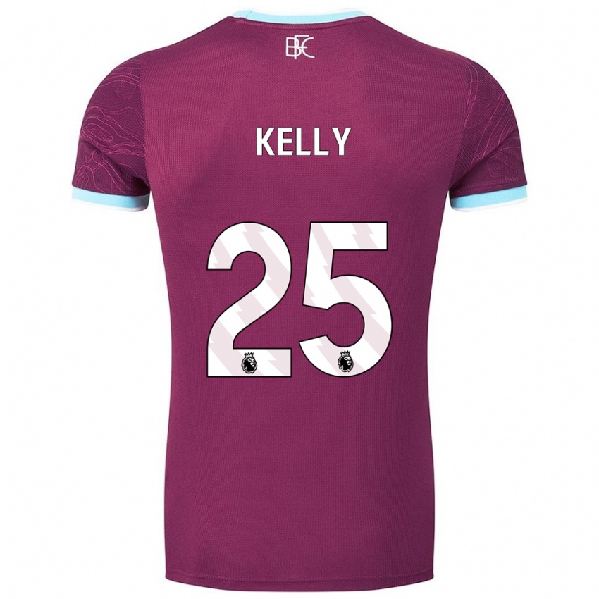 גברים Aimee Kelly #25 בורדו תכלת ג'רזי ביתית 2025/26 חולצה קצרה