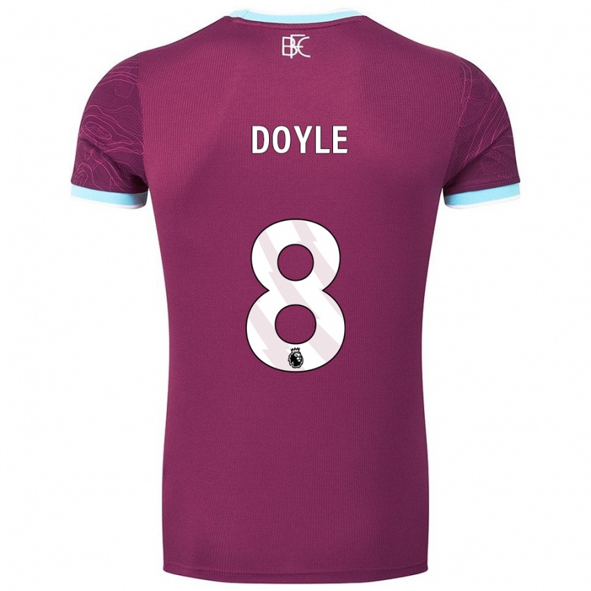 גברים Emma Doyle #8 בורדו תכלת ג'רזי ביתית 2025/26 חולצה קצרה