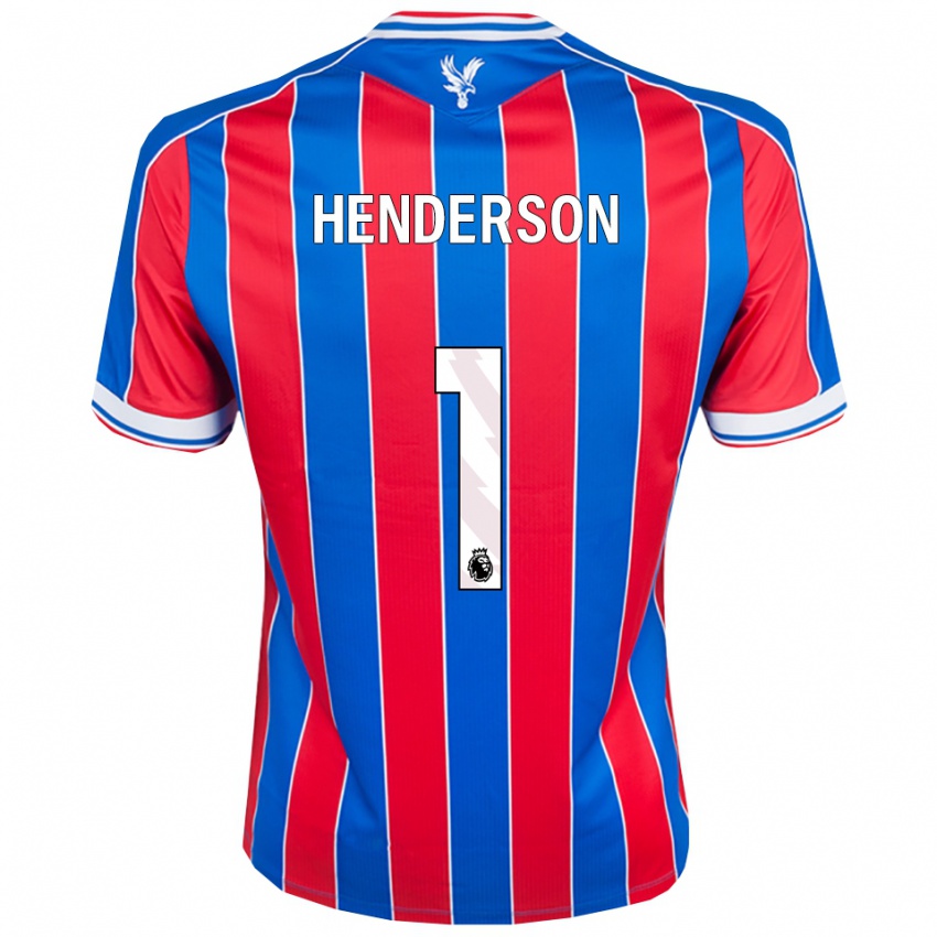 גברים דין הנדרסון #1 כחול אדום לבן ג'רזי ביתית 2025/26 חולצה קצרה