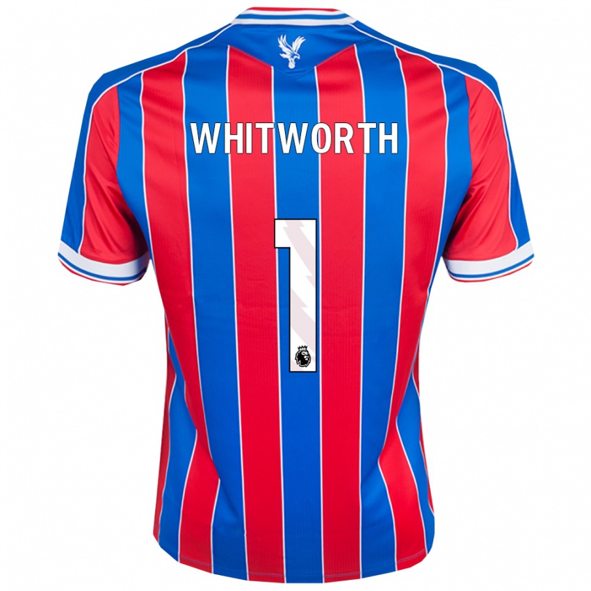 גברים הארי ויטוורת׳ #1 כחול אדום לבן ג'רזי ביתית 2025/26 חולצה קצרה