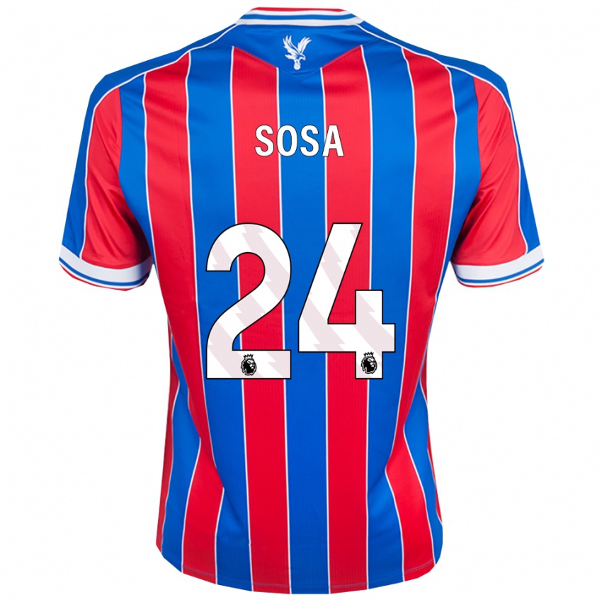 גברים בורנה סוסה #24 כחול אדום לבן ג'רזי ביתית 2025/26 חולצה קצרה