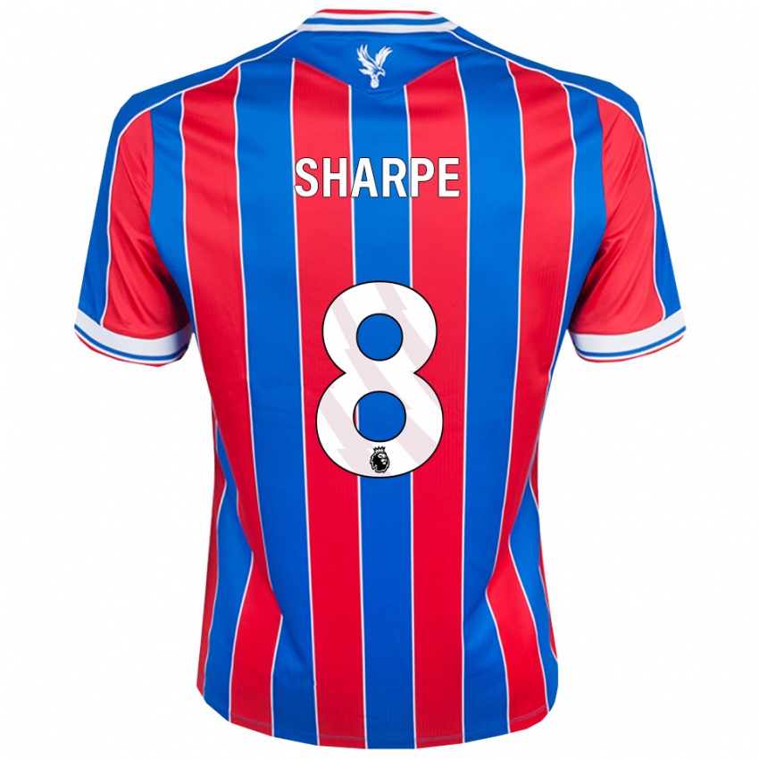 גברים מולי-מיי שארפ #8 כחול אדום לבן ג'רזי ביתית 2025/26 חולצה קצרה