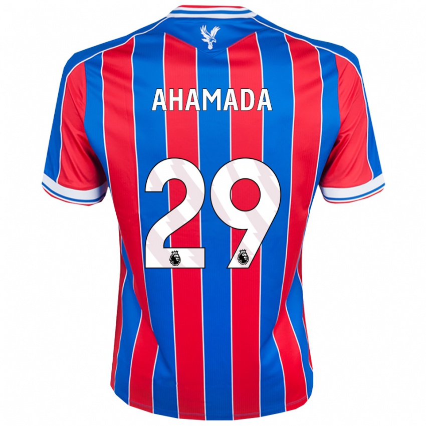 גברים נאואירו אחמאדה #29 כחול אדום לבן ג'רזי ביתית 2025/26 חולצה קצרה