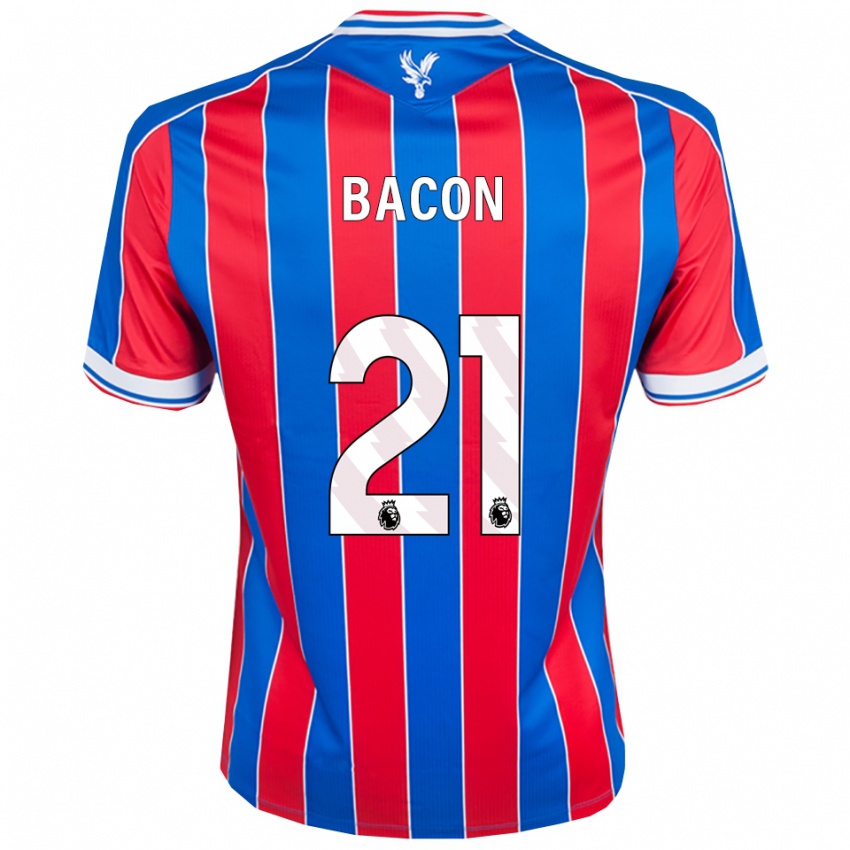 גברים סקיי בייקון #21 כחול אדום לבן ג'רזי ביתית 2025/26 חולצה קצרה