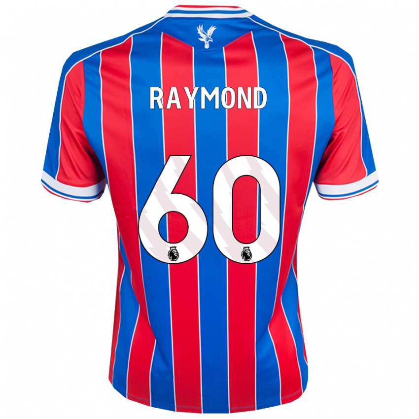 גברים ג'דן ריימונד #60 כחול אדום לבן ג'רזי ביתית 2025/26 חולצה קצרה