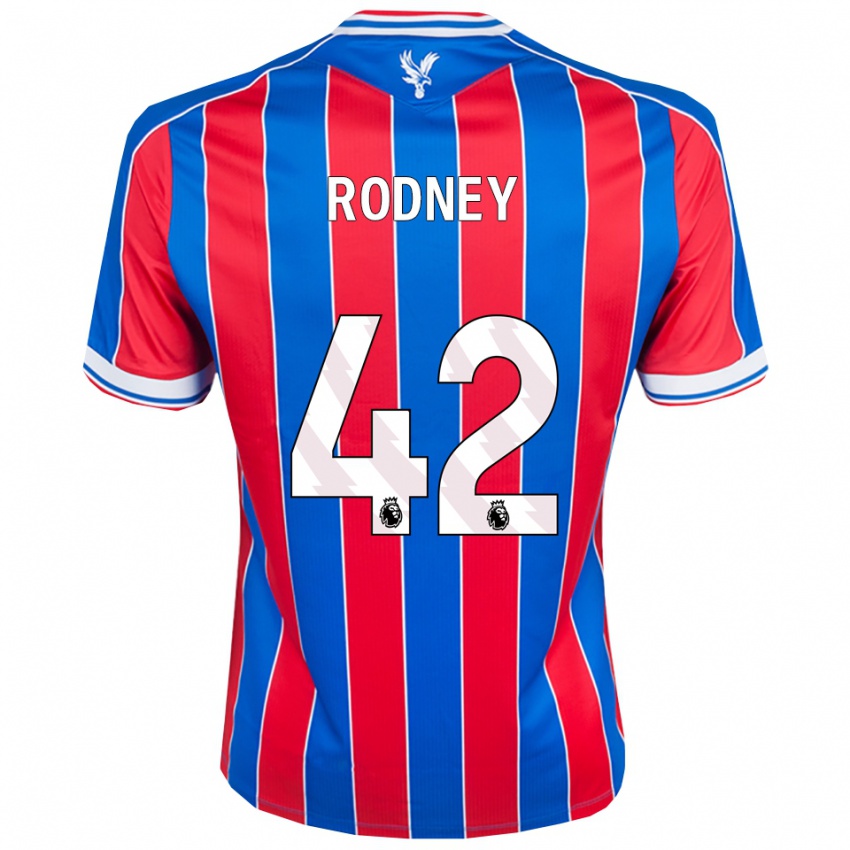 גברים קאדן רודני #42 כחול אדום לבן ג'רזי ביתית 2025/26 חולצה קצרה