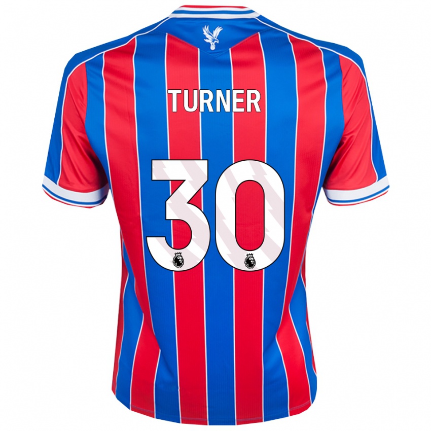 גברים מאט טרנר #30 כחול אדום לבן ג'רזי ביתית 2025/26 חולצה קצרה