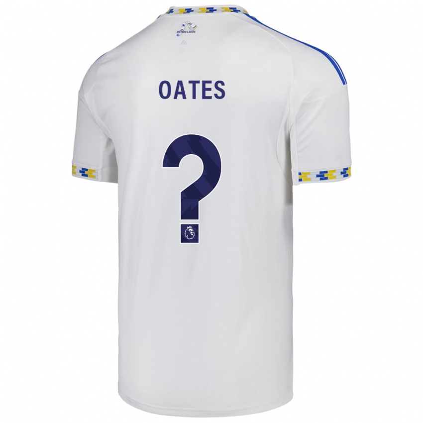גברים Charlotte Oates #0 לבן כחול ג'רזי ביתית 2025/26 חולצה קצרה