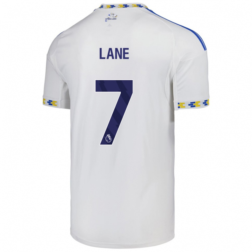 גברים פרדריק ליין #7 לבן כחול ג'רזי ביתית 2025/26 חולצה קצרה