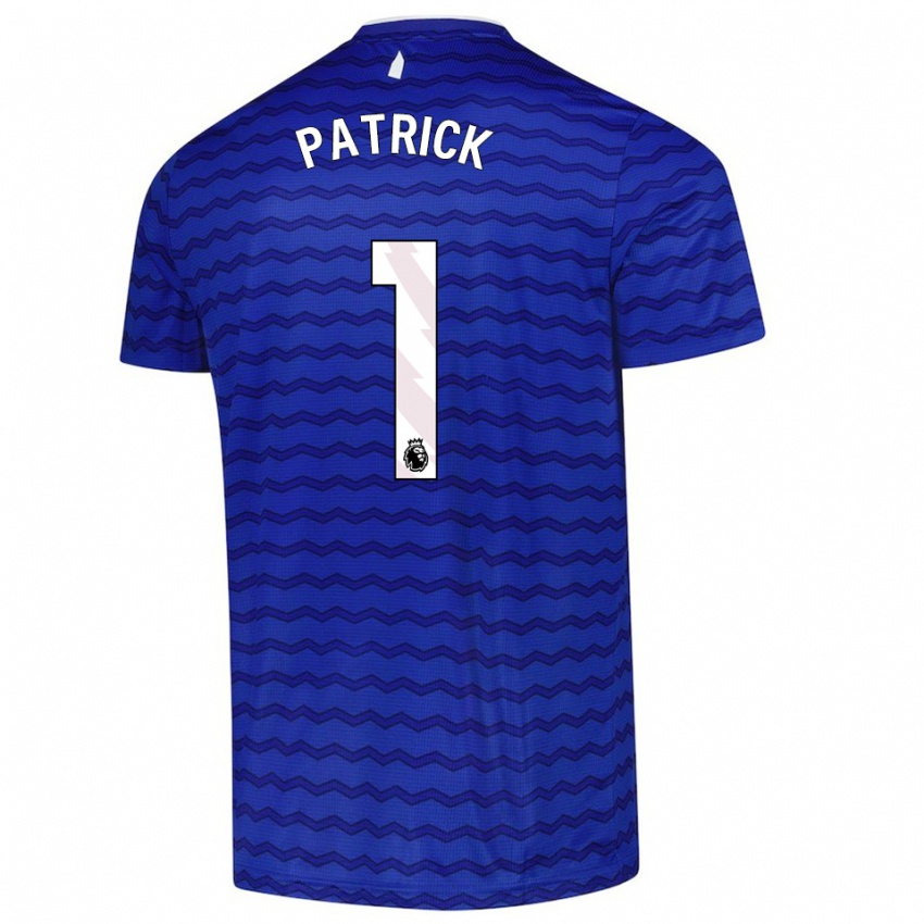 גברים Seve Patrick #1 כחול נייבי ג'רזי ביתית 2025/26 חולצה קצרה